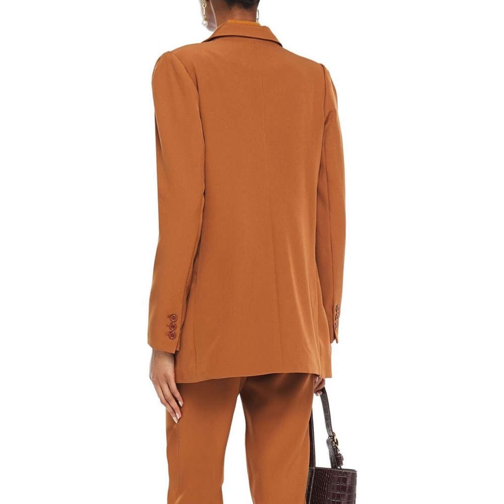 Walter Baker Women's Brown Double-Breasted Blazer - Picture 3 of 9